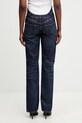 Odzież Jean Paul GAULTIER Curvy Waistband jeansy straight damskie 26.02.W.TR097.D030.55 niebieski