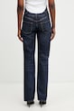 Odzież Jean Paul GAULTIER Curvy Waistband jeansy straight damskie 26.02.W.TR097.D030.55 niebieski