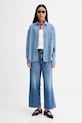 rag & bone jeansy wide leg damskie RJ2826S1XML niebieski SS26