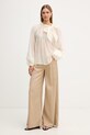 ViCOLO джинси wide leg жіночі DAB5151 бежевий SS26