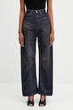 MM6 Maison Margiela jeansy relaxed fit damskie granatowy S62LB0218.M30055