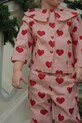 Konges Sløjd jeansy dziecięce MAGOT FRILL PANTS GOTS Planet friendly różowy KS104358.PreSpring