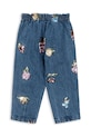 Lány Konges Sløjd gyerek farmer MAGOT SEQUIN FRILL PANTS GOTS KS104365.PreSpring sötétkék