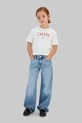 Dziewczynka Calvin Klein Jeans jeansy dziecięce HR WIDE IG0IG03053.128.176.PPY2 niebieski