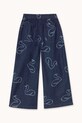 Дівчинка Дитячі джинси Tinycottons BIG SWANS DENIM PANT SS26.329 блакитний