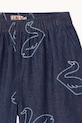 Дитячі джинси Tinycottons BIG SWANS DENIM PANT блакитний SS26.329