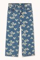 Детски дънки Tinycottons BLOSSOMS DENIM JEANS SS26.334 син SS26