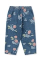 Dziewczynka Konges Sløjd jeansy dziecięce MAGOT FRILL PANTS GOTS KS104970.PPY2 granatowy