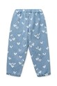 Dziewczynka Liewood jeansy dziecięce Borris Printed Denim Pants LW20639.PPY2 niebieski