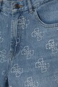 Dziewczynka Guess jeansy wide leg dziecięce J6GA00.D45E0.PPY2.M niebieski