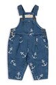 Konges Sløjd ogrodniczki dziecięce MAGOT OVERALLS GOTS KS104361.PreSpring granatowy SS26