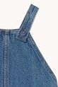 Chłopiec Tinycottons ogrodniczki jeansowe niemowlęce TINY DENIM DUNGAREE BABY SS26.350 niebieski