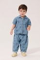 Bobo Choses jeans neonato Pickles The Dog jeans blu 126AB074