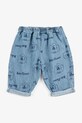Bobo Choses jeansy niemowlęce Pickles The Dog 126AB074 niebieski SS26