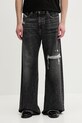 Diesel jeansy relaxed fit męskie D-RISEL L.32 szary A06370.007DN