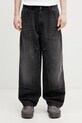 Carhartt WIP OG Double Knee Pant jeansy loose męskie czarny I036273.89B7