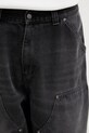 Carhartt WIP OG Double Knee Pant jeansy loose męskie czarny I036273.89B7