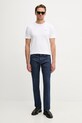 Trussardi jeansy regularne męskie P403H604870N niebieski SS26