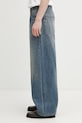 MM6 Maison Margiela jeansy relaxed fit męskie SH0LA0011.M30055.961 niebieski SS26