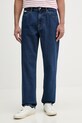 Odzież Calvin Klein Jeans jeansy relaxed fit męskie LV04RF775G granatowy