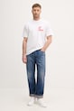 United Colors of Benetton jeansy relaxed fit męskie 4FANUE01Z niebieski SS26