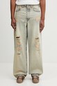 Kenzo jeansy Pants niebieski FG55DP4246Q8