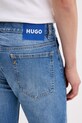 HUGO Blue jeansy slim fit męskie Ash niebieski 50555955