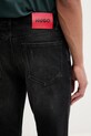 HUGO slim fit džíny pánské HUGO 708 černá 50556098