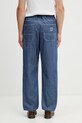 Odzież Gramicci JAPANESE CHAMBRAY DOUBLE KNEE jeansy loose męskie G6SM.P015. niebieski