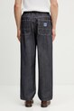 Odzież Gramicci JAPANESE CHAMBRAY DOUBLE KNEE jeansy luźne męskie G6SM.P015. granatowy
