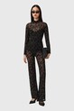 AllSaints kombinezon czarny W052TD
