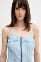 Levi's kombinezon jeansowy BUSTIER niebieski 001WC.0005