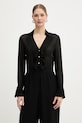 Morgan kombinezon damski czarny PAPLEAT