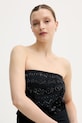 Lola Casademunt комбинезон без бретелей женский хлопковый чёрный LS2616023