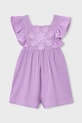 Mayoral kombinezon dziecięcy z elastanem fioletowy 3888.6J.Mini.PPY2