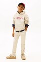 Chłopiec Tommy Hilfiger spodnie dresowe dziecięce KB0KB10167.104.122.PPY2 beżowy