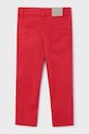 Mayoral spodnie dziecięce 505.5E.Mini.PPY2 czerwony SS26