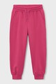 Mayoral spodnie dresowe dziecięce z elastanem różowy 742.5F.Mini.PPY2