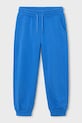 Mayoral spodnie dresowe dziecięce z elastanem niebieski 742.5F.Mini.PPY2