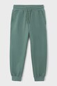 Mayoral spodnie dresowe dziecięce z elastanem zielony 742.5F.Mini.PPY2