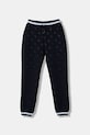 Guess spodnie dresowe dziecięce drobny wzór granatowy L6RB05.KAZQ2.PPY2