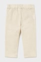 Mayoral spodnie z domieszką lnu dziecięce 1517.3B.Baby.PPY2 beżowy SS26