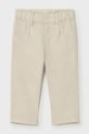 Mayoral spodnie z domieszką lnu dziecięce 1517.3B.Baby.PPY2 beżowy SS26