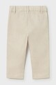 Chłopiec Mayoral spodnie z domieszką lnu dziecięce 1517.3B.Baby.PPY2 beżowy