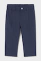 Mayoral spodnie z domieszką lnu dziecięce tkanina granatowy 1517.3B.Baby.PPY2