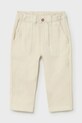 Mayoral spodnie bawełniane niemowlęce bawełna beżowy 1521.3C.Baby.PPY2