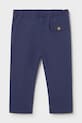 Mayoral spodnie z domieszką lnu niemowlęce 1523.3C.Baby.PPY2 granatowy SS26