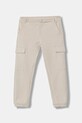 Παιδικό παντελόνι Guess πλεκτό ύφασμα μπεζ N6RB06.KCCH0.PPY2