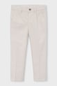 Παντελόνι με λινό μείγμα για παιδιά Mayoral 3574.5B.Mini.PPY2 μπεζ SS26