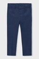 Mayoral pantaloni cu amestec de in pentru copii panza bleumarin 3574.5B.Mini.PPY2